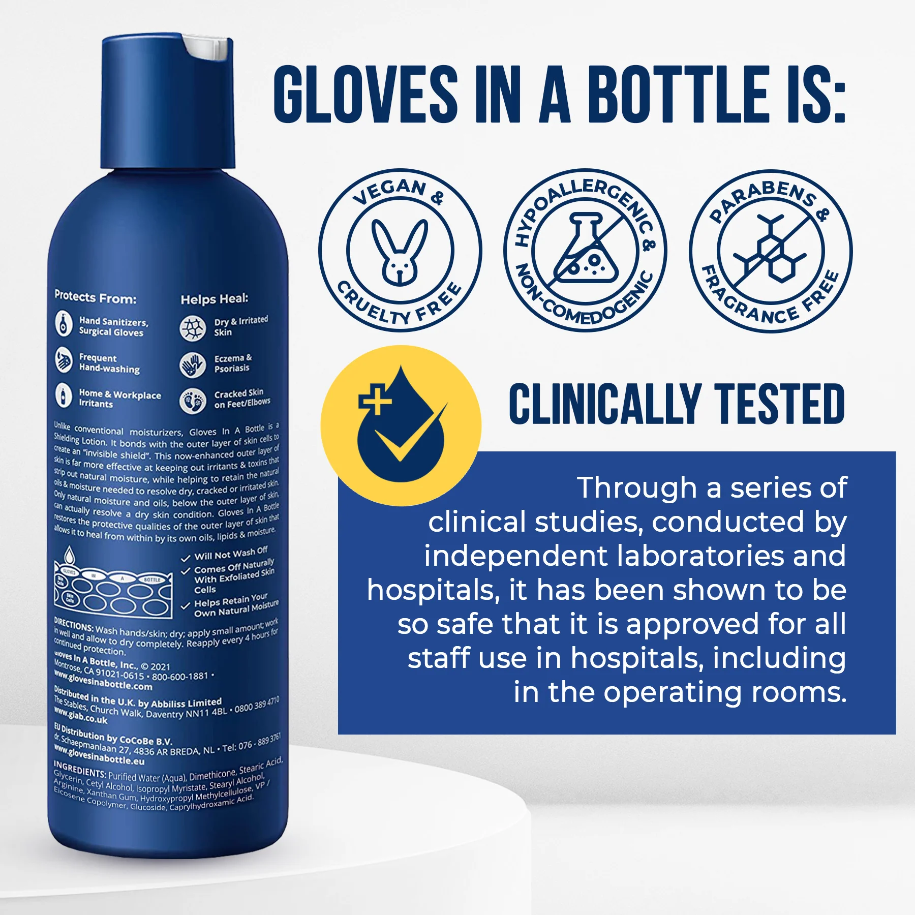 Gloves In A Bottle Shielding Lotion 8 Oz Bottle with a New Pump - Image 5