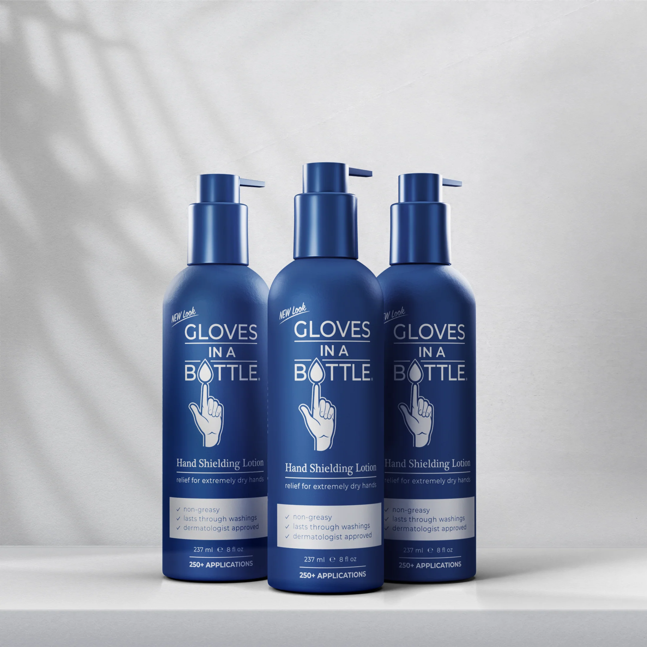 Gloves In A Bottle Shielding Lotion 8 Oz Bottle with a New Pump Value Packs
