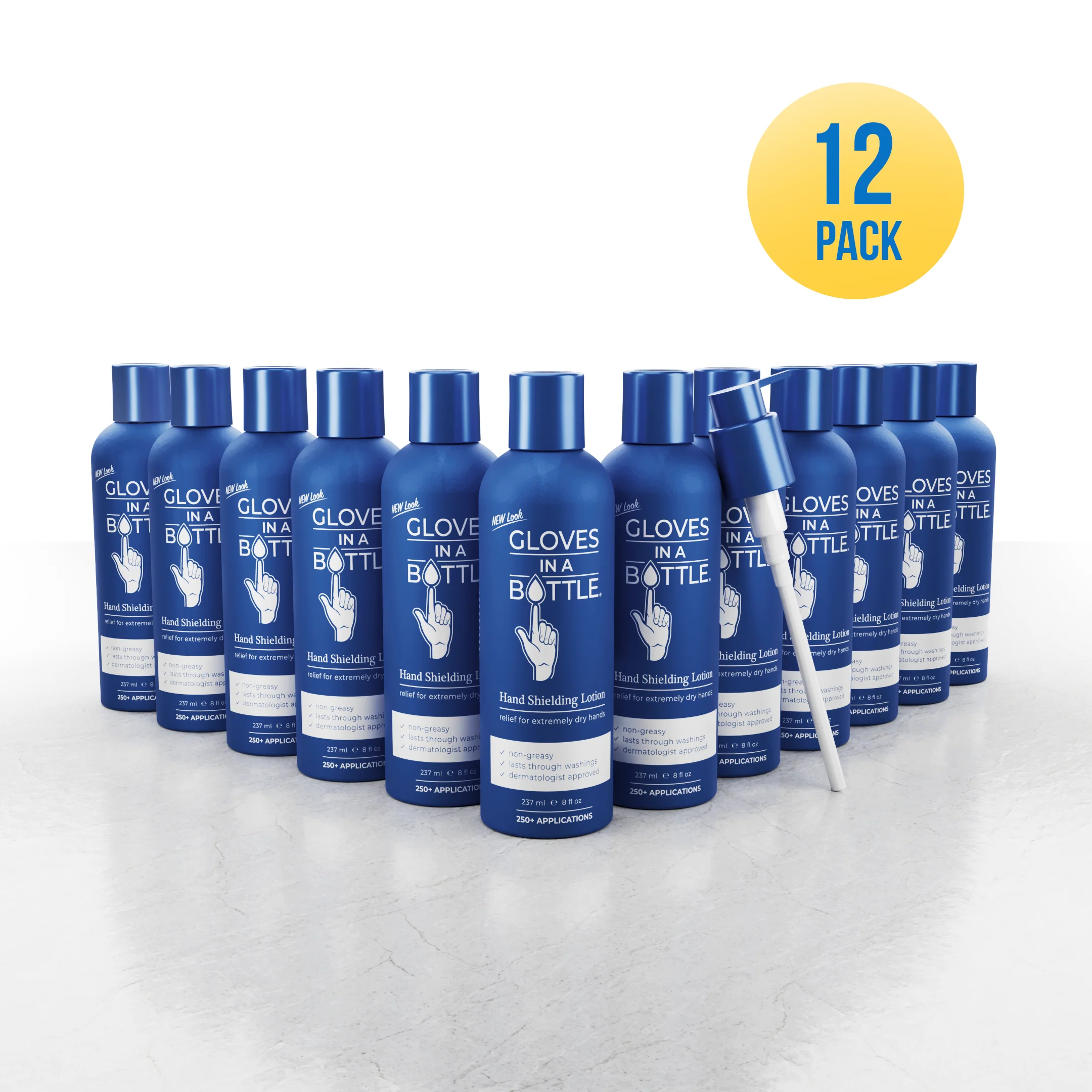 Gloves In A Bottle Shielding Lotion 8 Oz Bottle with a New Pump Value Packs - Image 10
