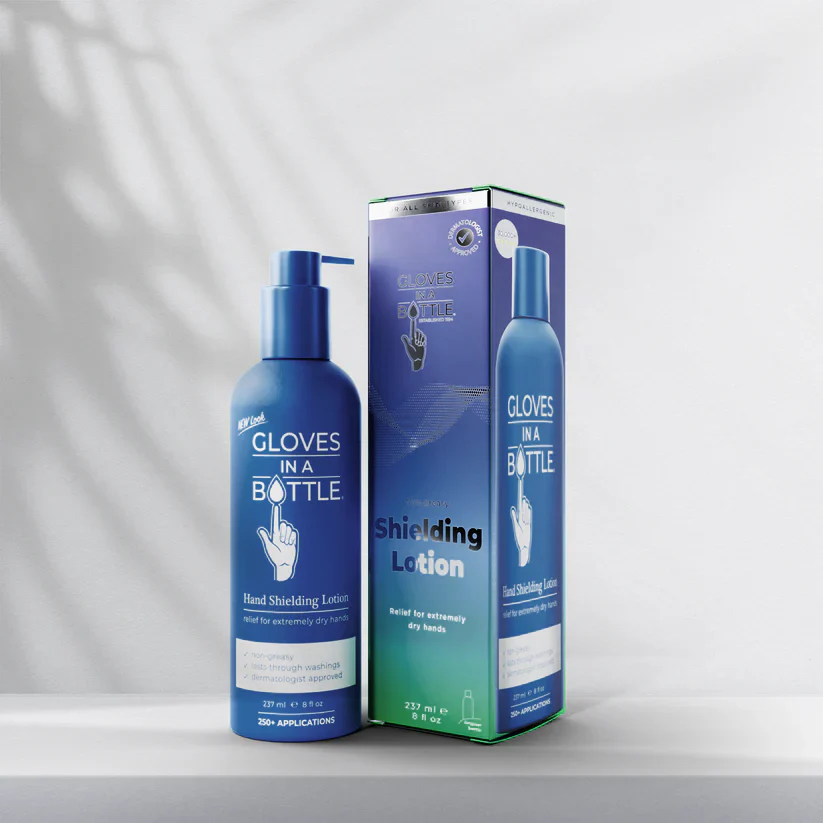 Gloves In A Bottle Shielding Lotion 8 Oz Bottle with a New Pump - Image 9
